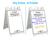 Dry Erase Signicade A-Frame
